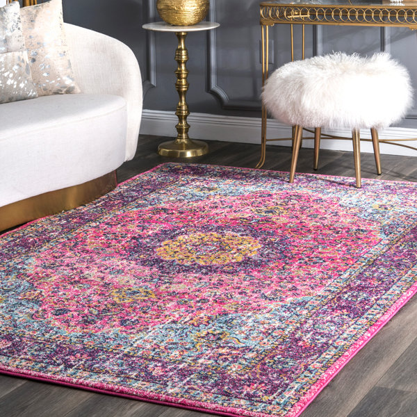 Mistana™ Darcia Oriental Pink Area Rug & Reviews Wayfair